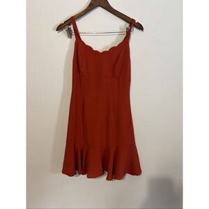 Altr’d State Women’s Size Small Burnt Orange Sleeveless Mini Dress
